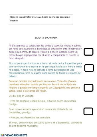 Cuentos desordenados