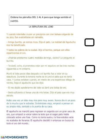 Cuentos desordenados