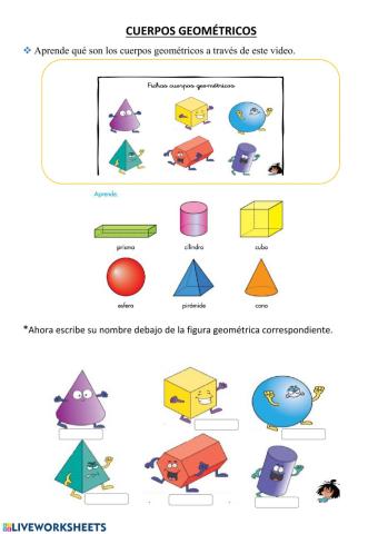 Cuerpos geométricos