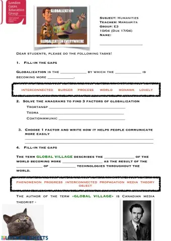 E3-globalization-lesson 1