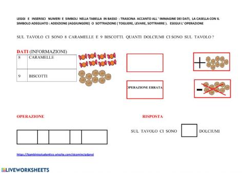 Problema : addizione o sottrazione?
