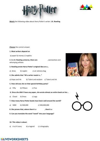 J.K. Rowling biography Harry Potter