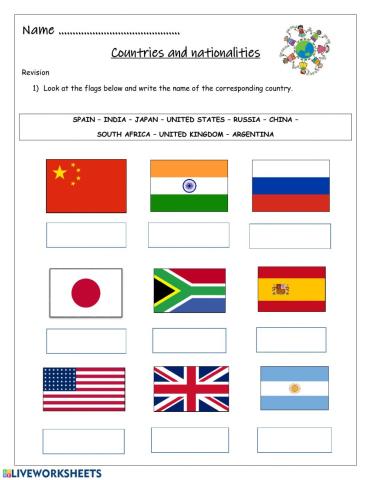 Countries and Nationalities
