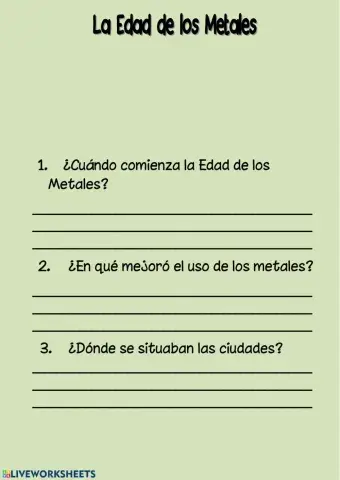 La Edad de los Metales