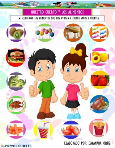 Nuestro cuerpo y los alimentos.