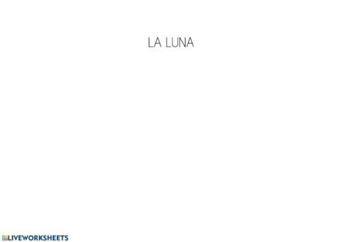 La luna