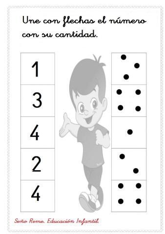 Cada número con su cantidad