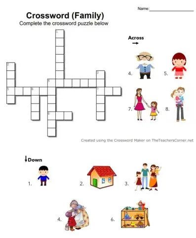 Family Crossword