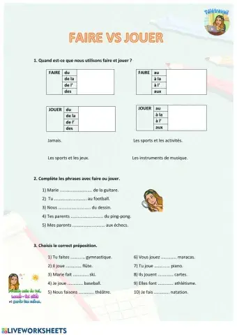 Francés - Faire et jouer