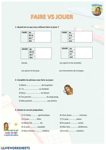 Francés - Faire et jouer