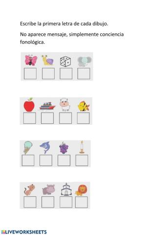 Conciencia fonológica