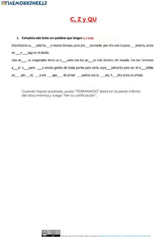 C, z y qu