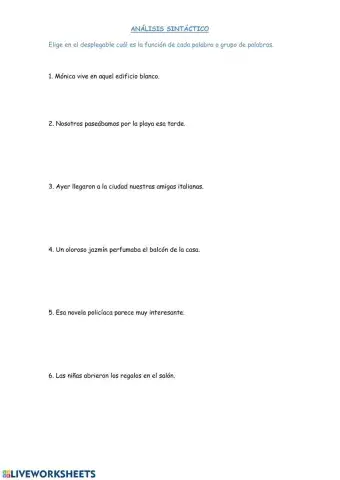 Análisis sintáctico