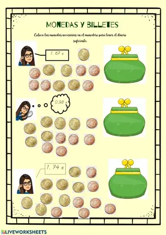 Monedas y billetes