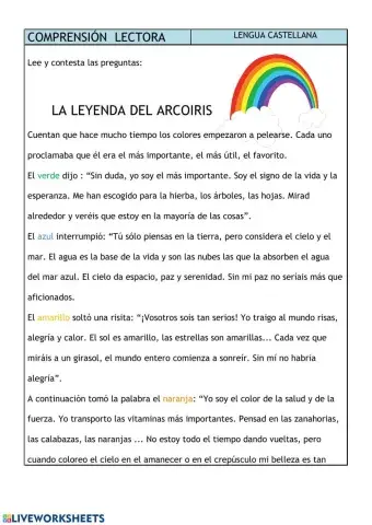 Comprensión Lectora