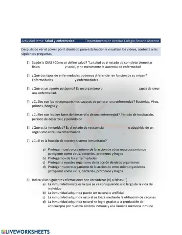 Salud y enfermedad CRM