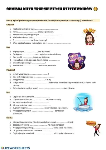 Odmiana rzeczowników