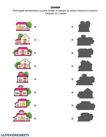 Сенки - къщи