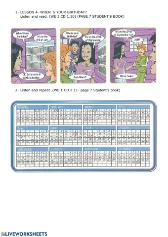 When's your birthday?