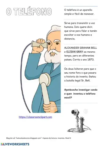 Inventos: o teléfono
