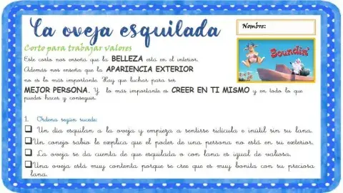 Cortometraje Valores