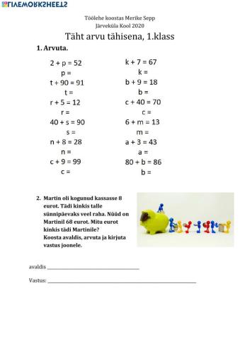 Täht arvu tähisena