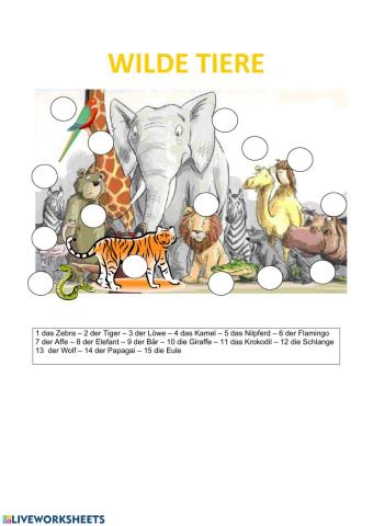 Wilde Tiere