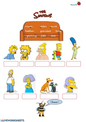 Simpsons family