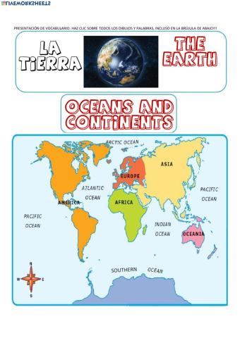 Earth, Oceans and Continents
