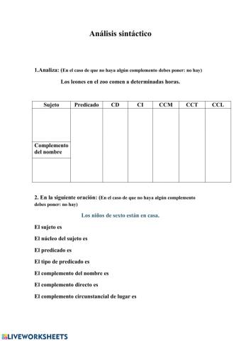 Análisis sintáctico