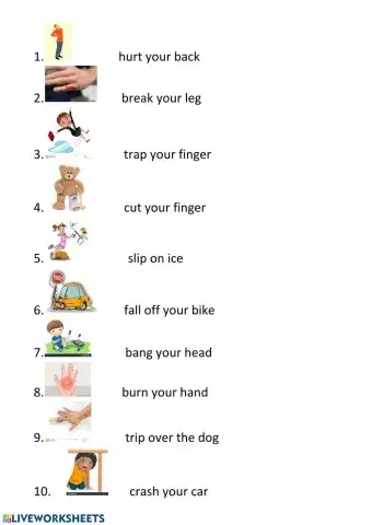 Accidents and injuries