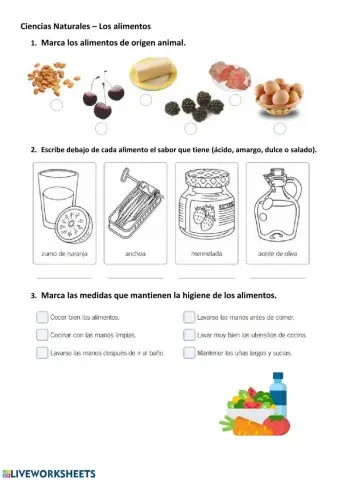 Los alimentos