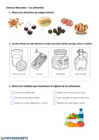 Los alimentos