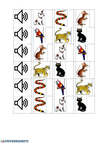 Animals for pre school