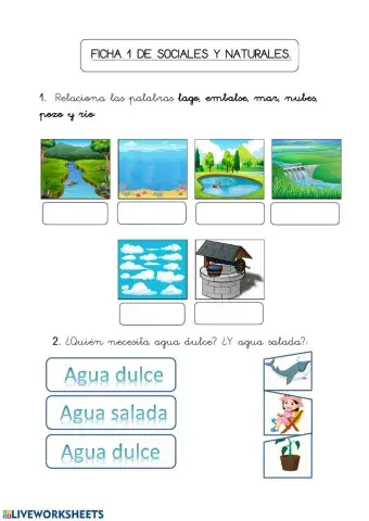 Agua y animales