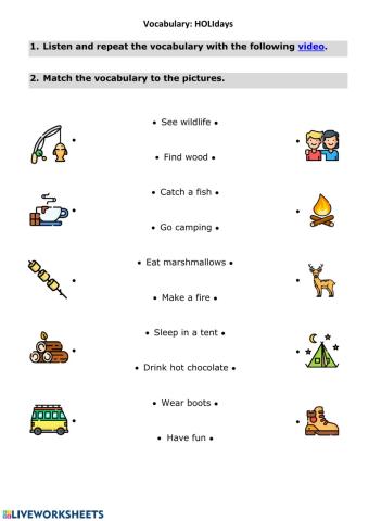 ENGLISH 6.2. Vocabulary 1