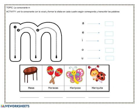 La consonante m
