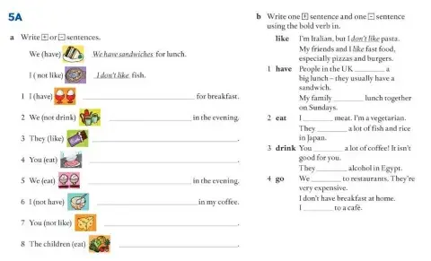 Present Simple - We, I, You, They