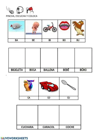 Sílabas y lectura global