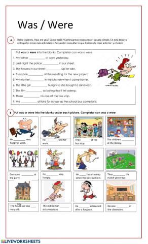 Pasado Simple verbo to BE