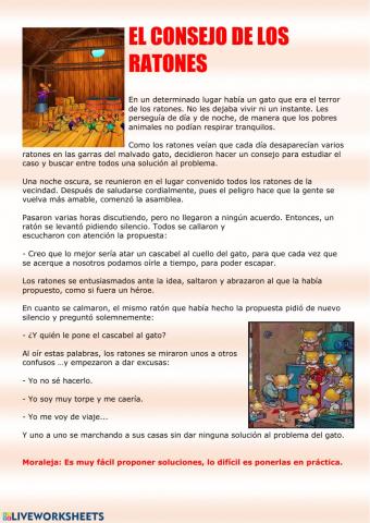 EL Consejo de los Ratones