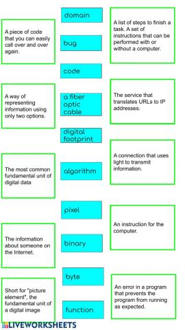 Technology vocabulary