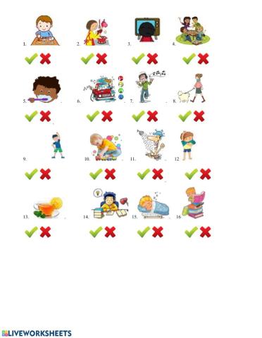 Actions in the house