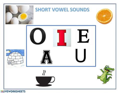 Short vowel sounds