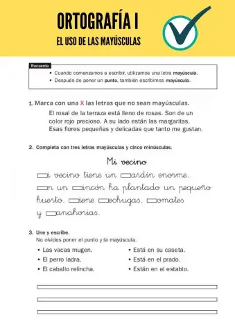 Ortografía I. Mayúsculas