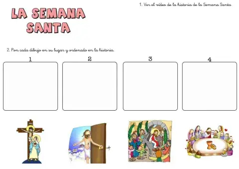 Ordena la semana santa