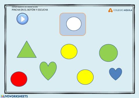 Pincha según lo que se te diga