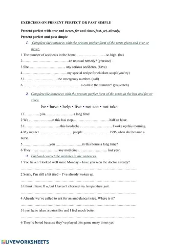 Present perfect vs past simple