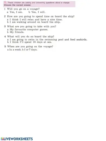 Have you ever been on a voyage?