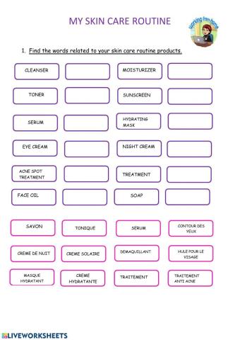 My skin care routine